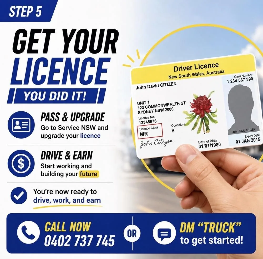 Step 5: get your licence